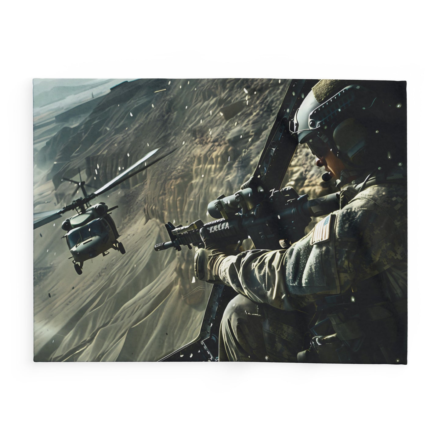 Black Hawk 3 Arctic Fleece Blanket - USA