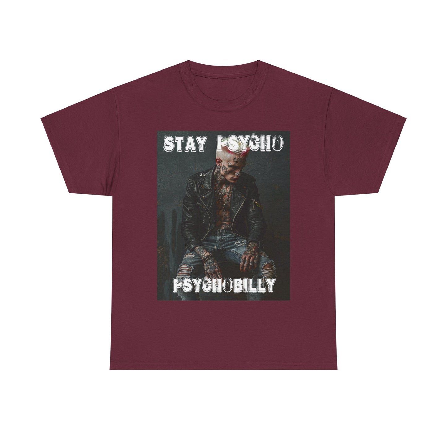 Psycho 1 - Unisex Heavy Cotton Tee - UK