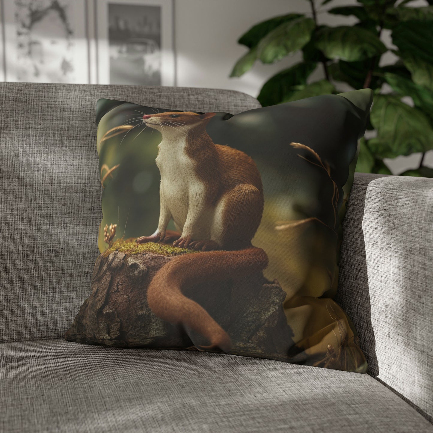 Stoat - Spun Polyester Pillowcase