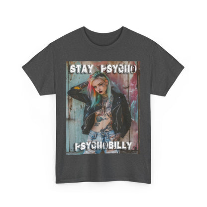 Psycho 4 - Unisex Heavy Cotton Tee - UK