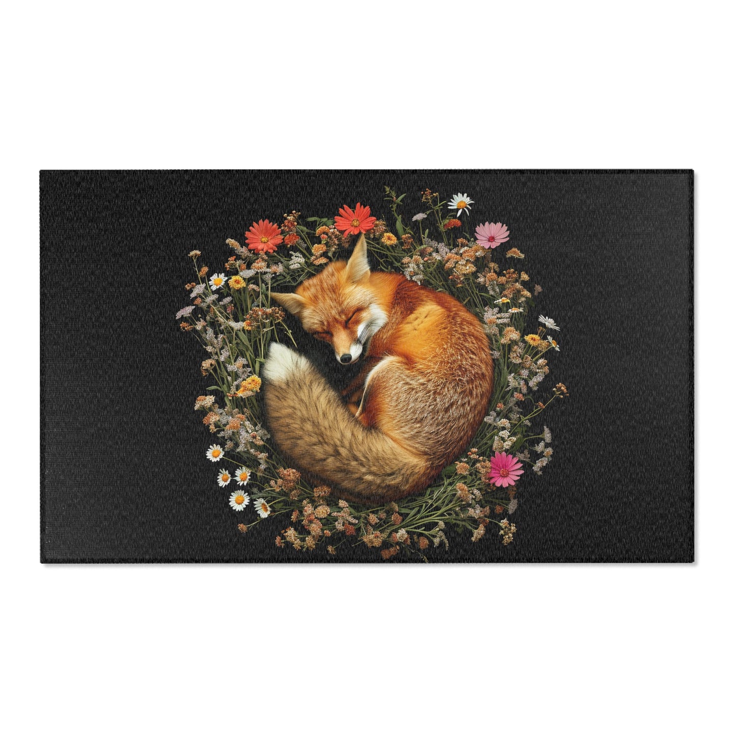 Cozy Fox Area Rug - Nature-Inspired Home Decor for Animal Lovers USA