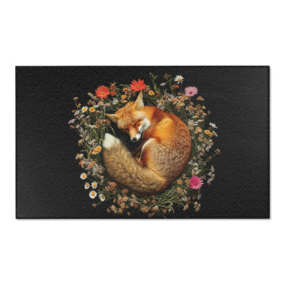 Cozy Fox Area Rug - Nature-Inspired Home Decor for Animal Lovers USA
