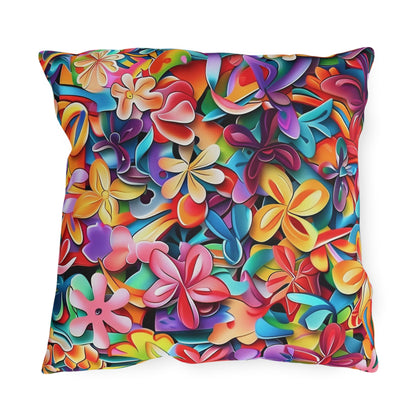 Summer Flowers - Outdoor Pillows - USA