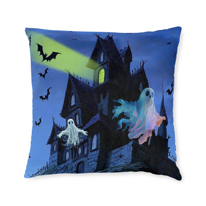 Haunted House - Square Pillow - UK
