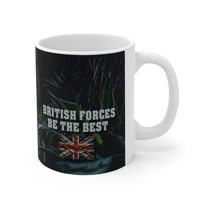 British Military White Ceramic Mug, 11oz UK