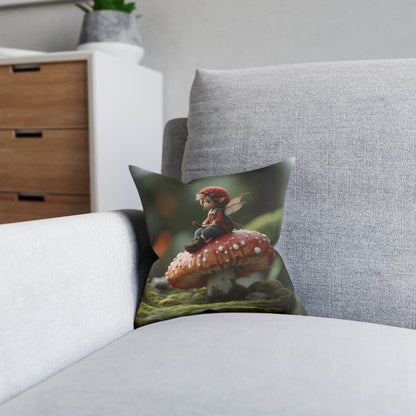 The Sad and Lonely Pixie - Square Pillow - UK