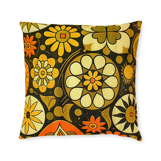 1960's Retro 3 - Square Pillow - UK