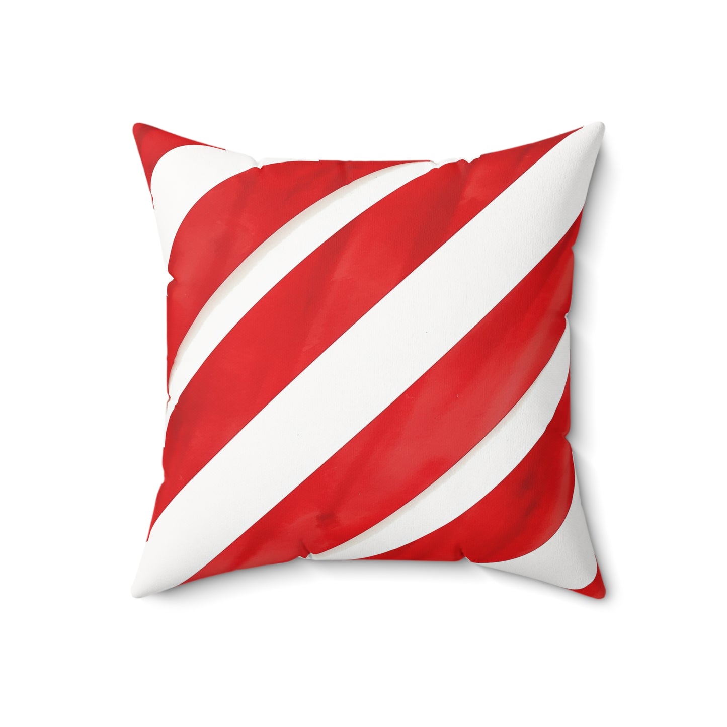 Strawberries and Cream - Spun Polyester Square Pillow - USA