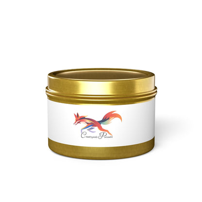 Aromatic Tin Candles - Cozy Fox Design for Home Decor & Gifts USA