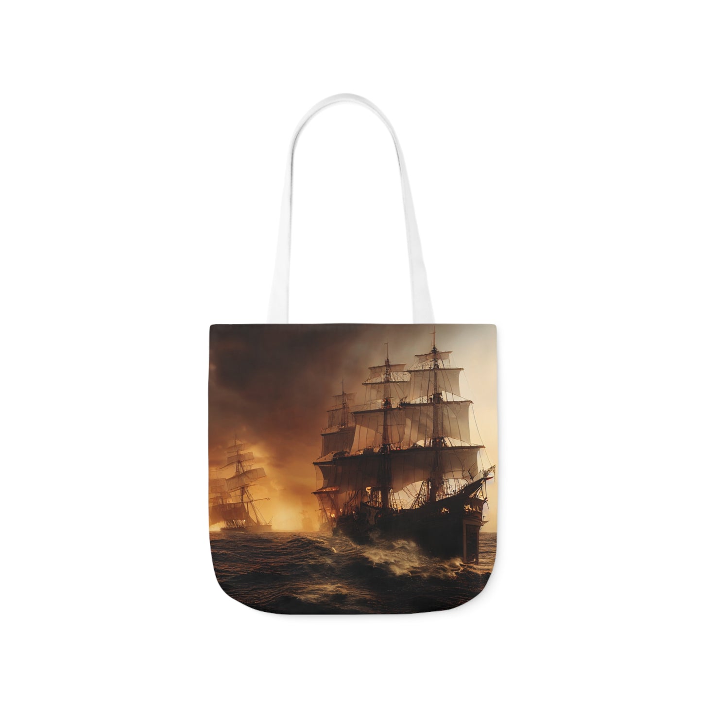 Seascape #7 - Polyester Canvas Tote Bag (AOP)