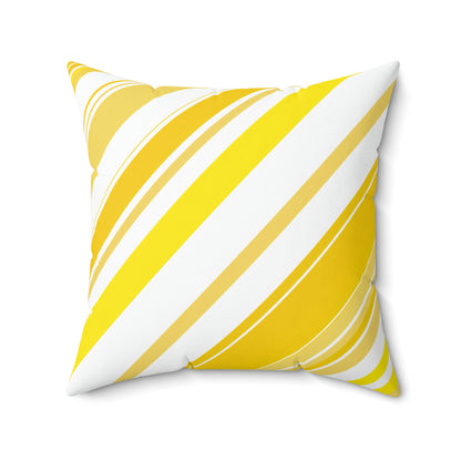 Lemon Sherbet - Spun Polyester Square Pillow - USA