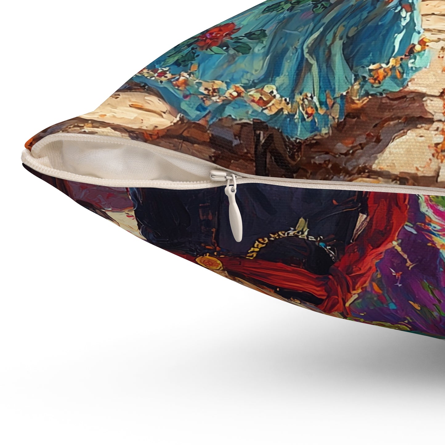 Vibrant Day of the Dead - Decorative Pillow - USA