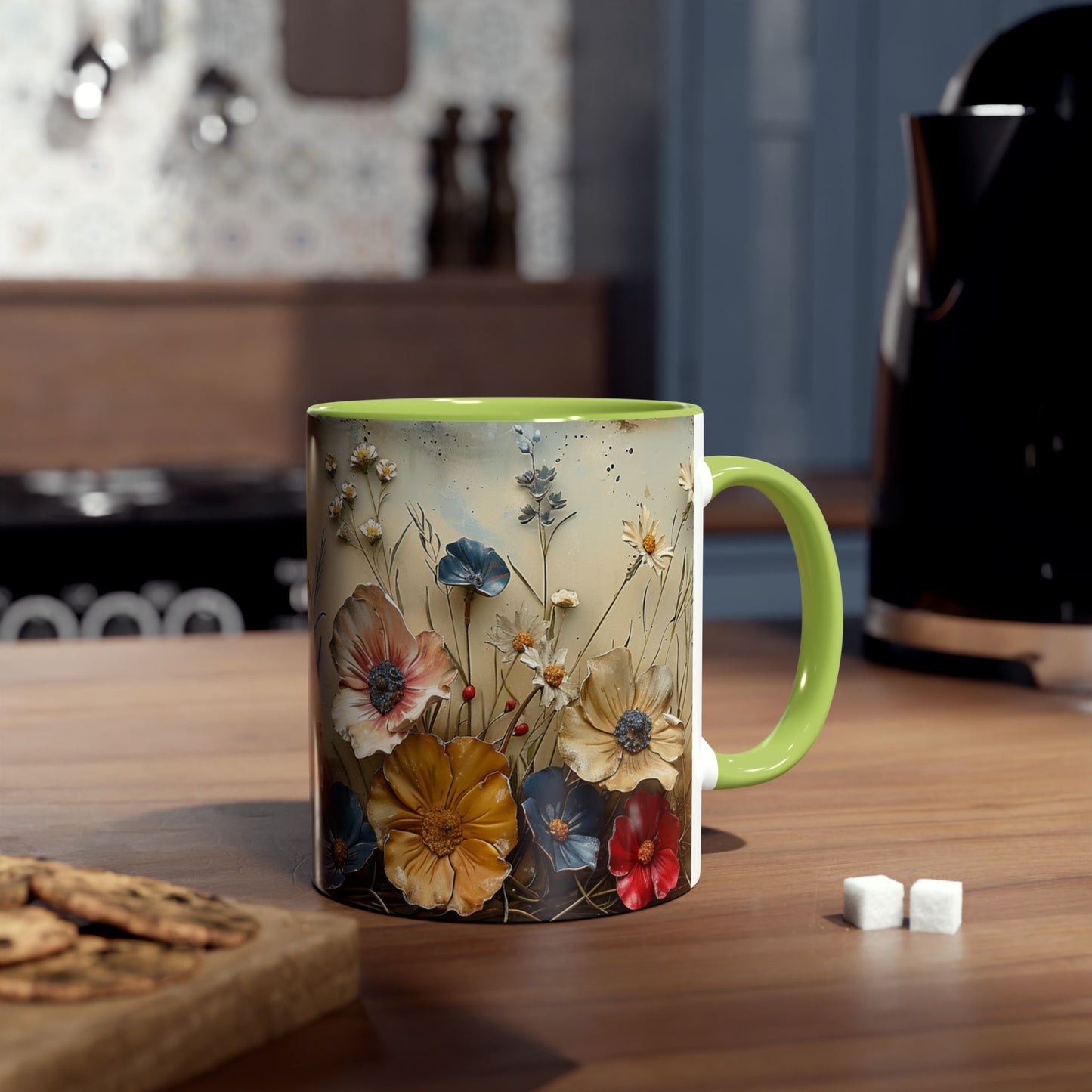 **Pressed Wild Flowers #2 - Coffee Mug 11oz  UK
