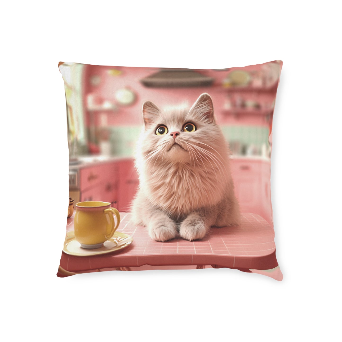 Cute Kitty 2 - Square Pillow UK