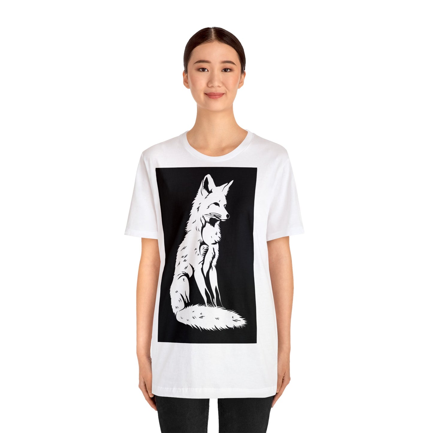 Fox Silhouette Unisex Jersey Short Sleeve Tee