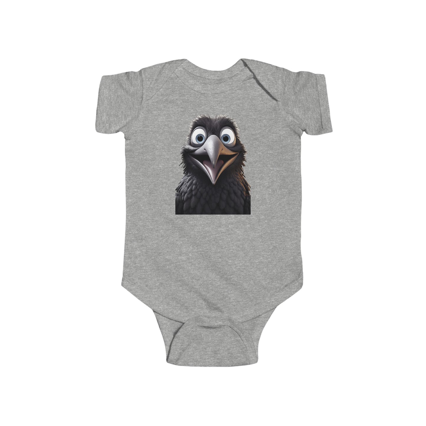 Crow Infant Fine Jersey Bodysuit - UK, CAN, USA