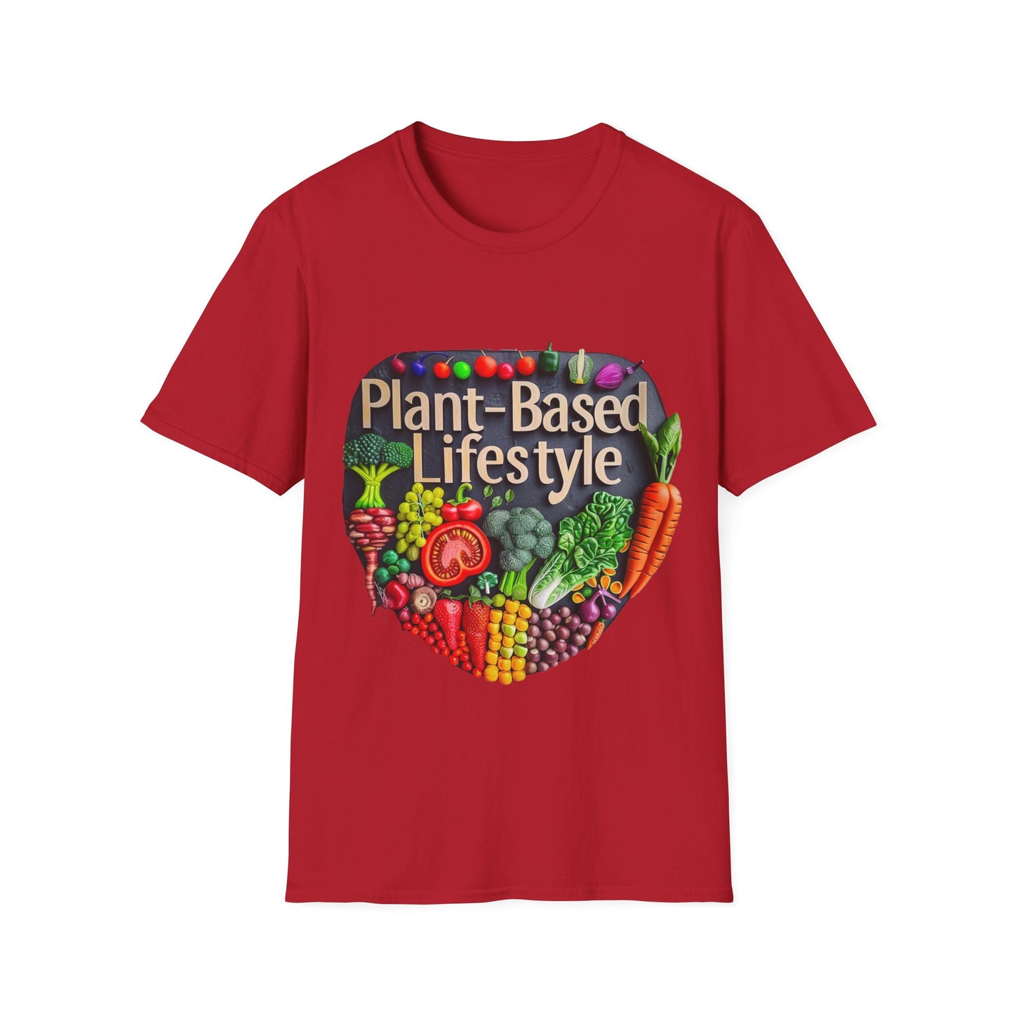 Plant Based Lifestyle #1 - Unisex Softstyle T-Shirt (UK)