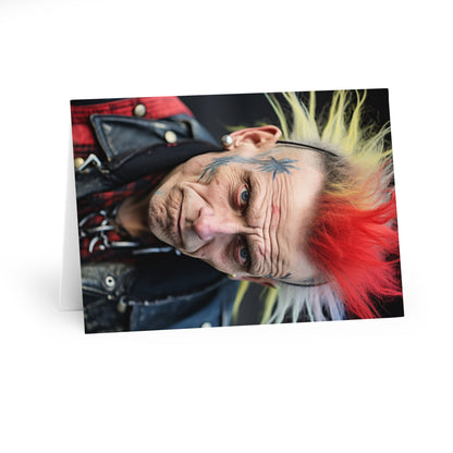 Punk Rocker - Blank Card (5 Pack) UK