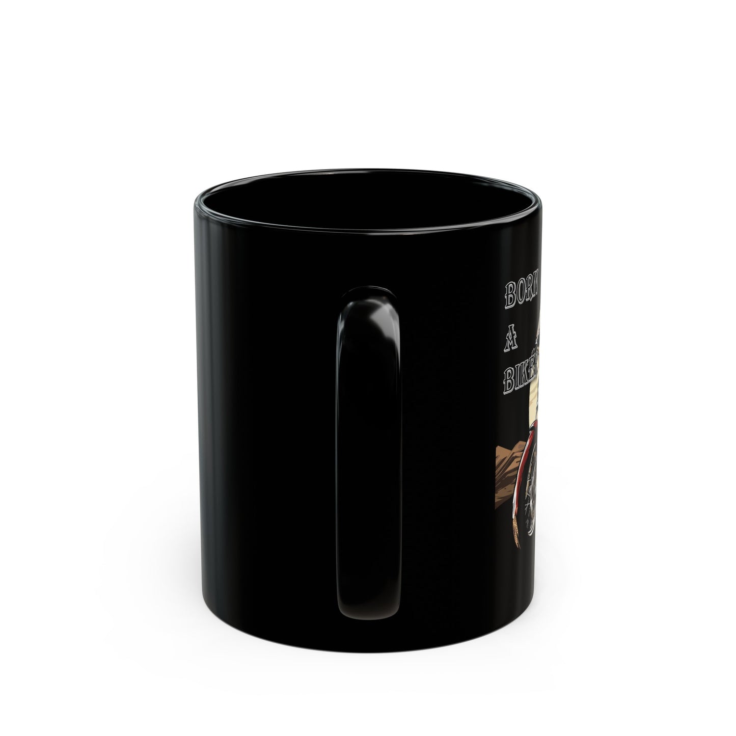 Biker #4 - Black Mug (11oz)  UK