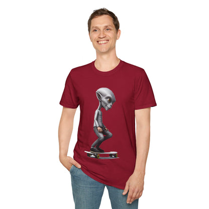 Alien Skater - Unisex Softstyle T-Shirt - UK