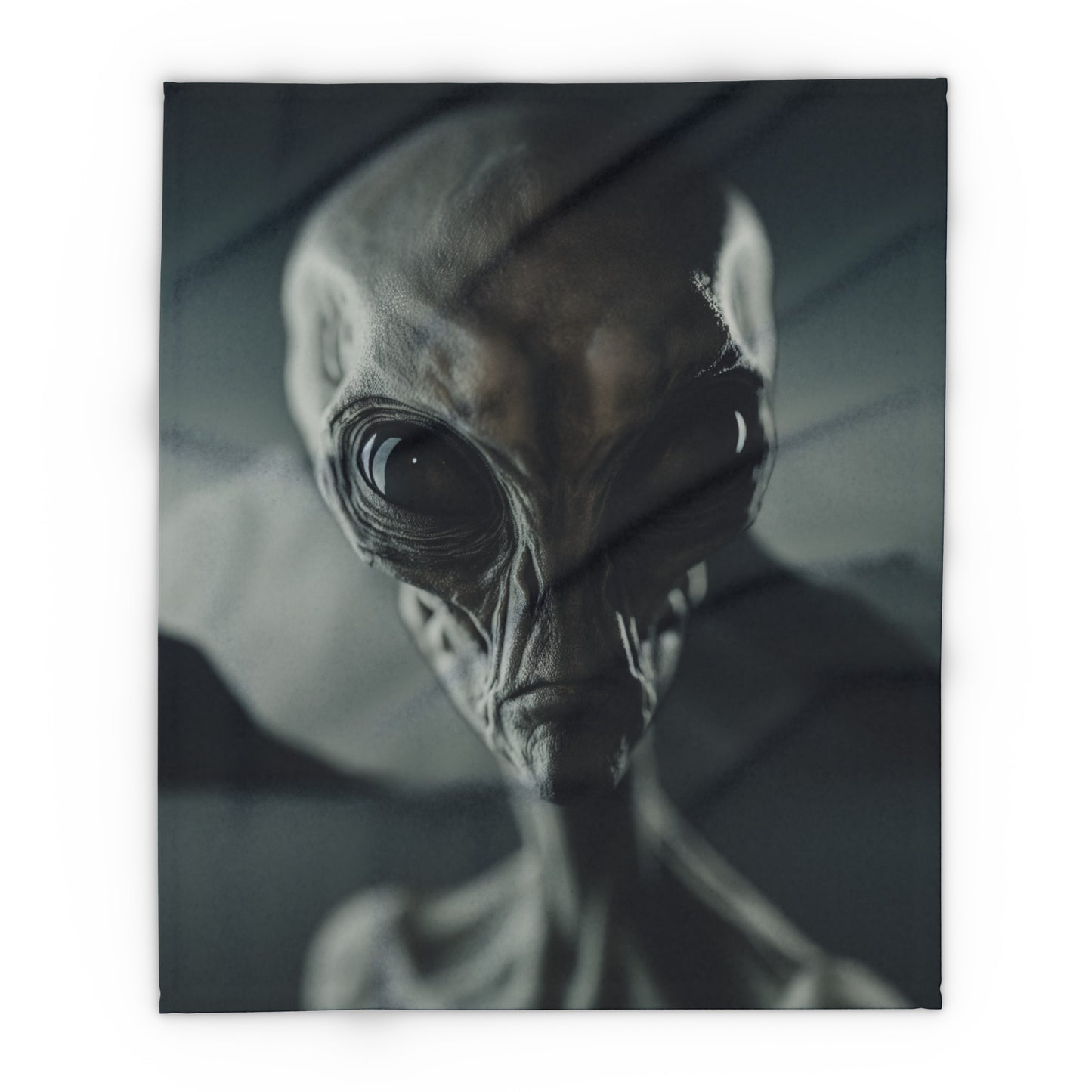 Alien Visitor  -  Arctic Fleece Blanket - USA
