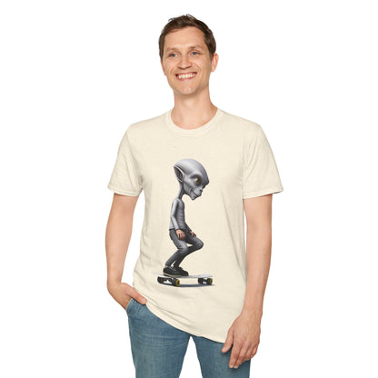 Alien Skater - Unisex Softstyle T-Shirt - UK