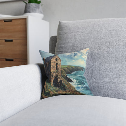 Cornwall - Engine House Cushion - UK
