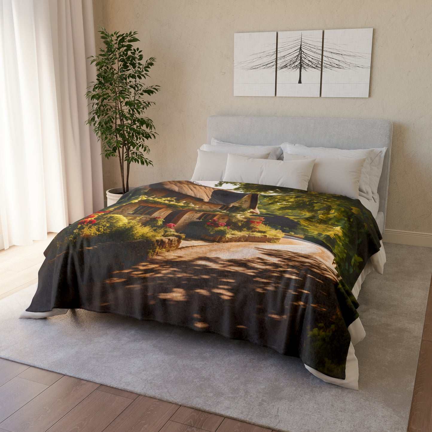 English Country House #2 - Soft Polyester Blanket