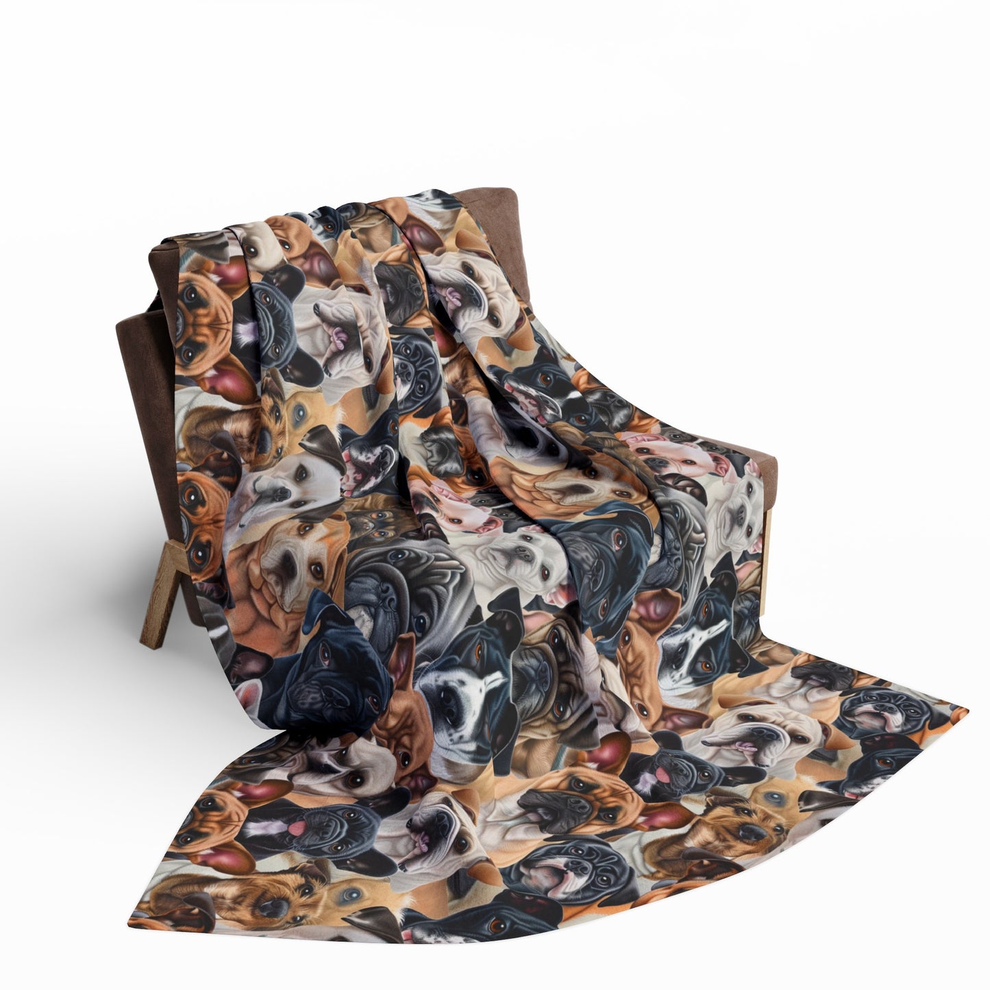 Dog Collage #2 Arctic Fleece Blanket - UK, EU