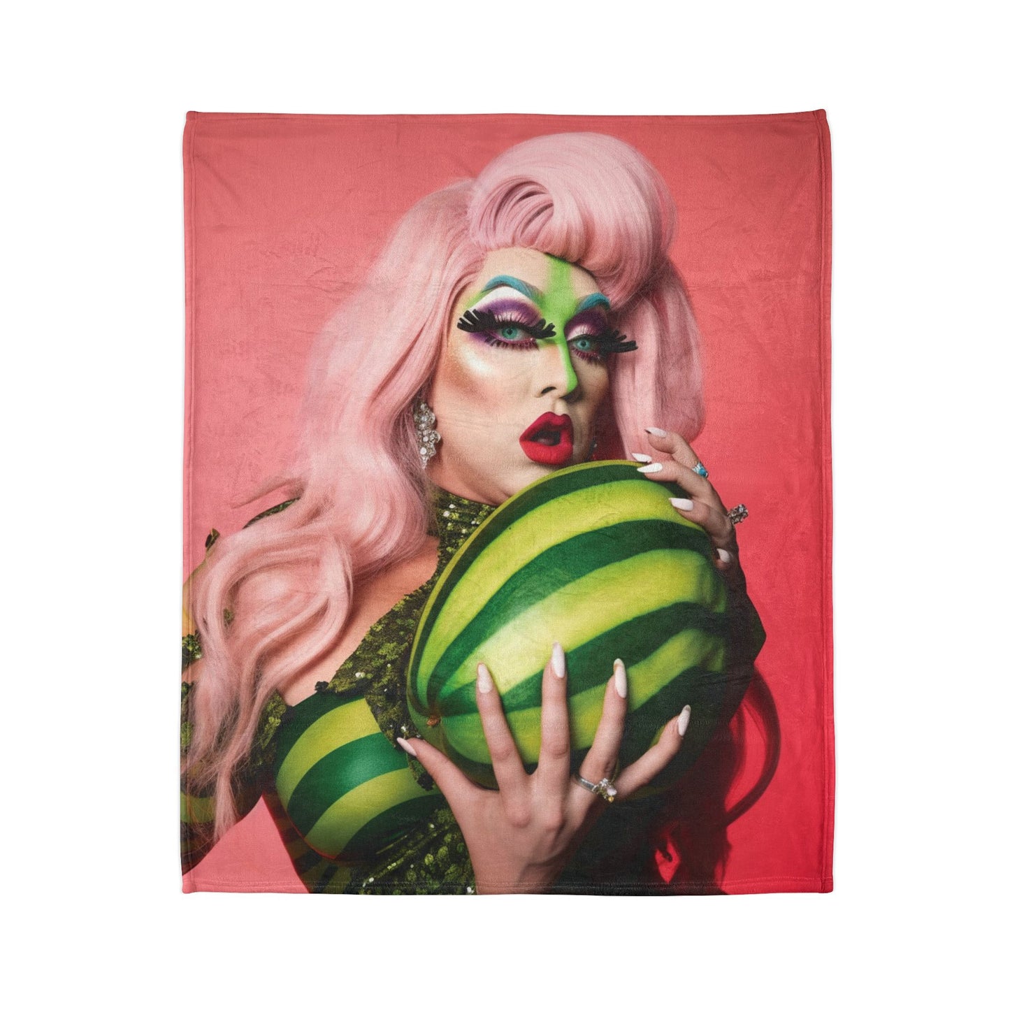 Drag Queen Melon - Soft Polyester Blanket UK