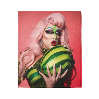 Drag Queen Melon - Soft Polyester Blanket UK