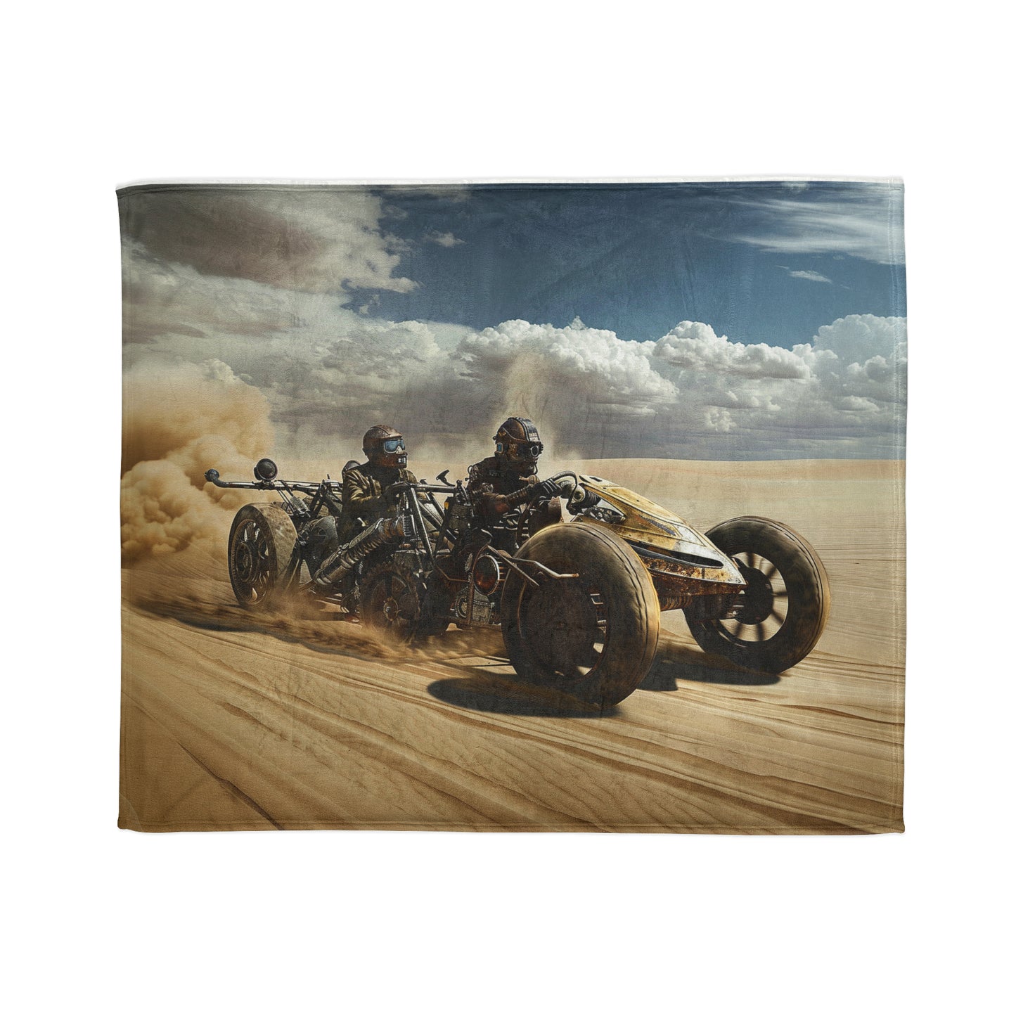Steampunk Racer #3 - Soft Polyester Blanket
