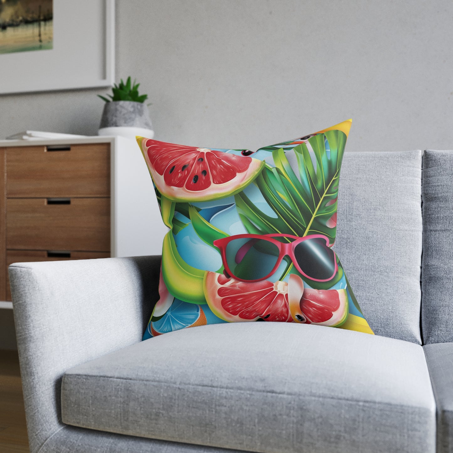 Summer Time 2 - Square Pillow - UK