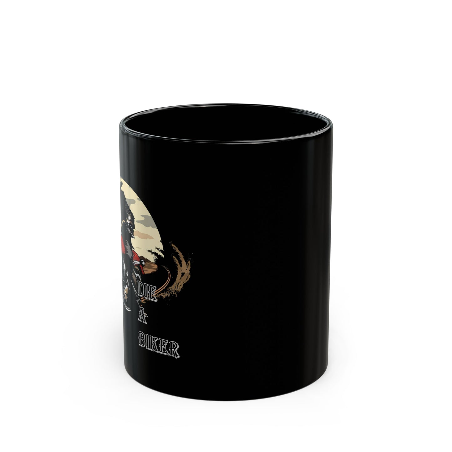 Biker #4 - Black Mug (11oz)  UK