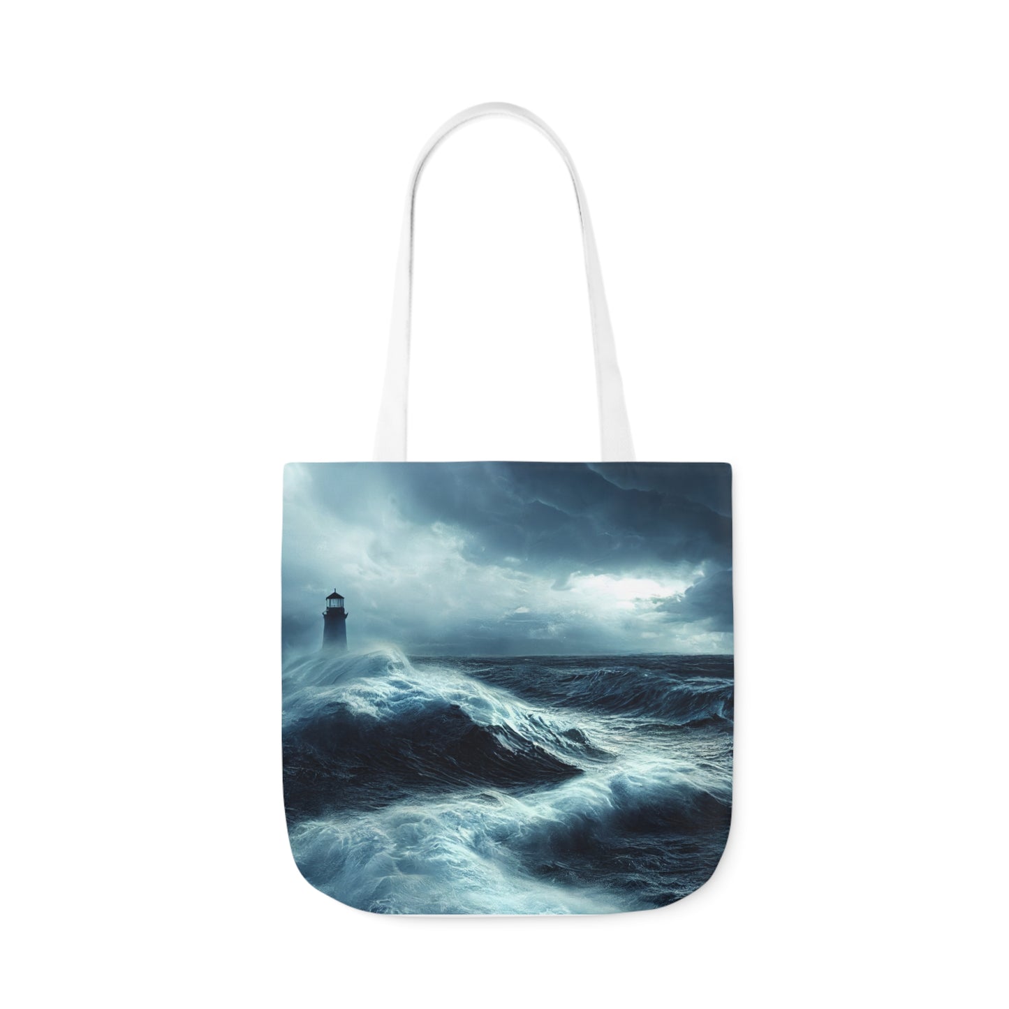 Seascape #2 - Polyester Canvas Tote Bag (AOP)