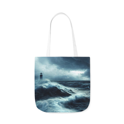 Seascape #2 - Polyester Canvas Tote Bag (AOP)