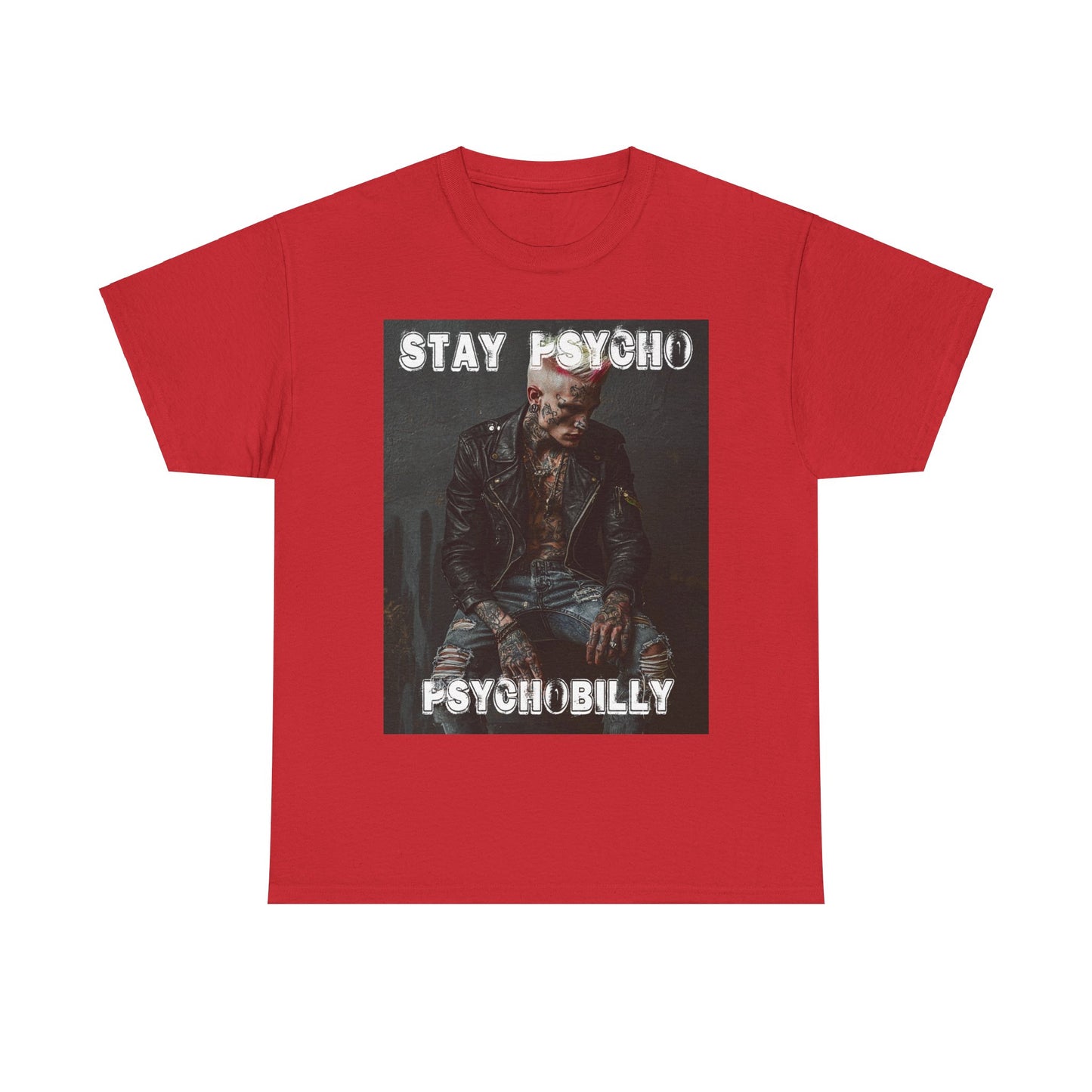 Psycho 1 - Unisex Heavy Cotton Tee - UK