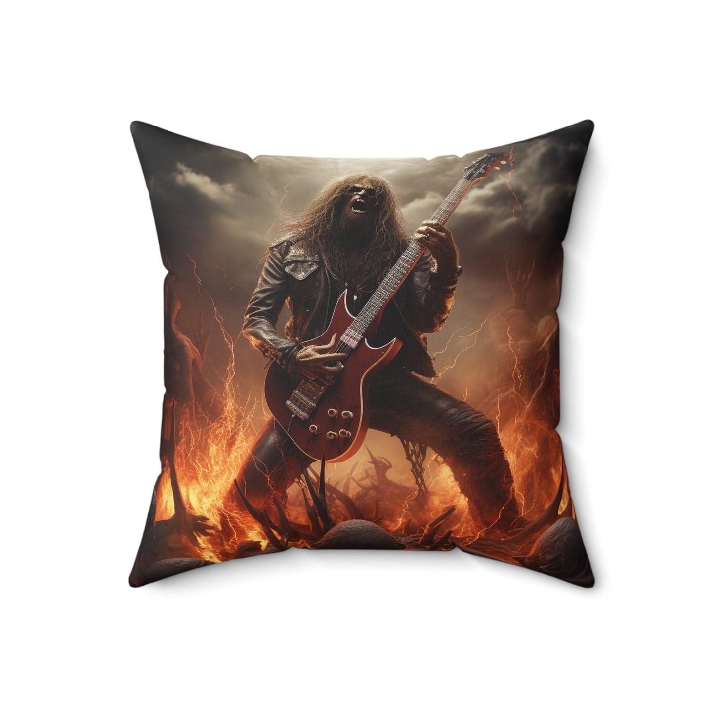 Heavy Metal #4  - Spun Polyester Pillow USA