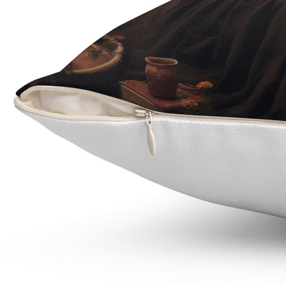 Folk Music #1  - Spun Polyester Pillow USA