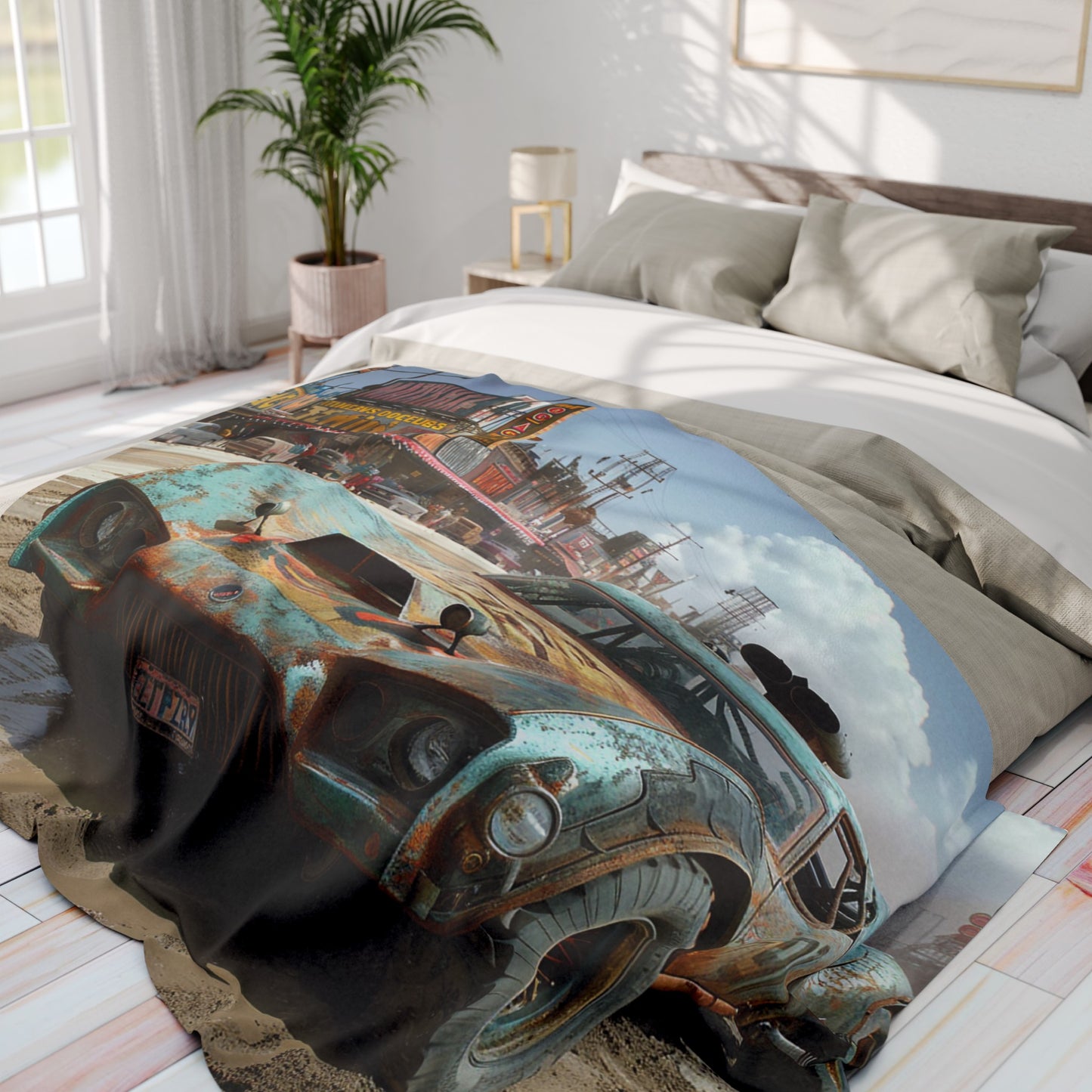 Car 2 Arctic Fleece Blanket - USA