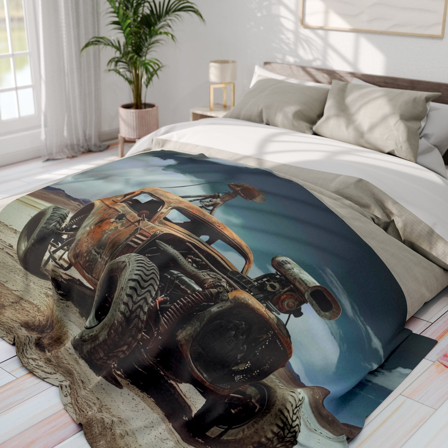 Car 3 Arctic Fleece Blanket - USA