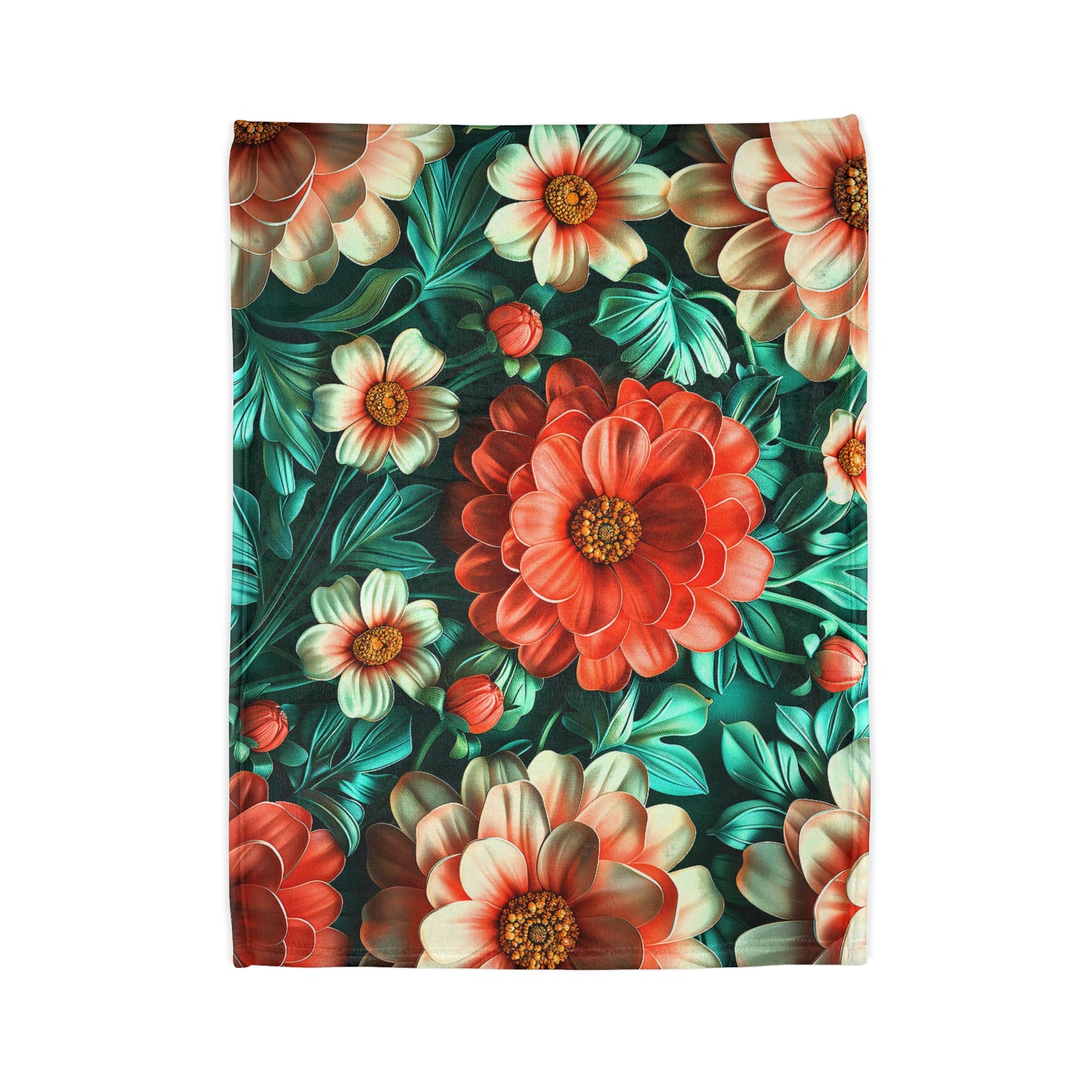 Chinoiserie #5 - Soft Polyester Blanket