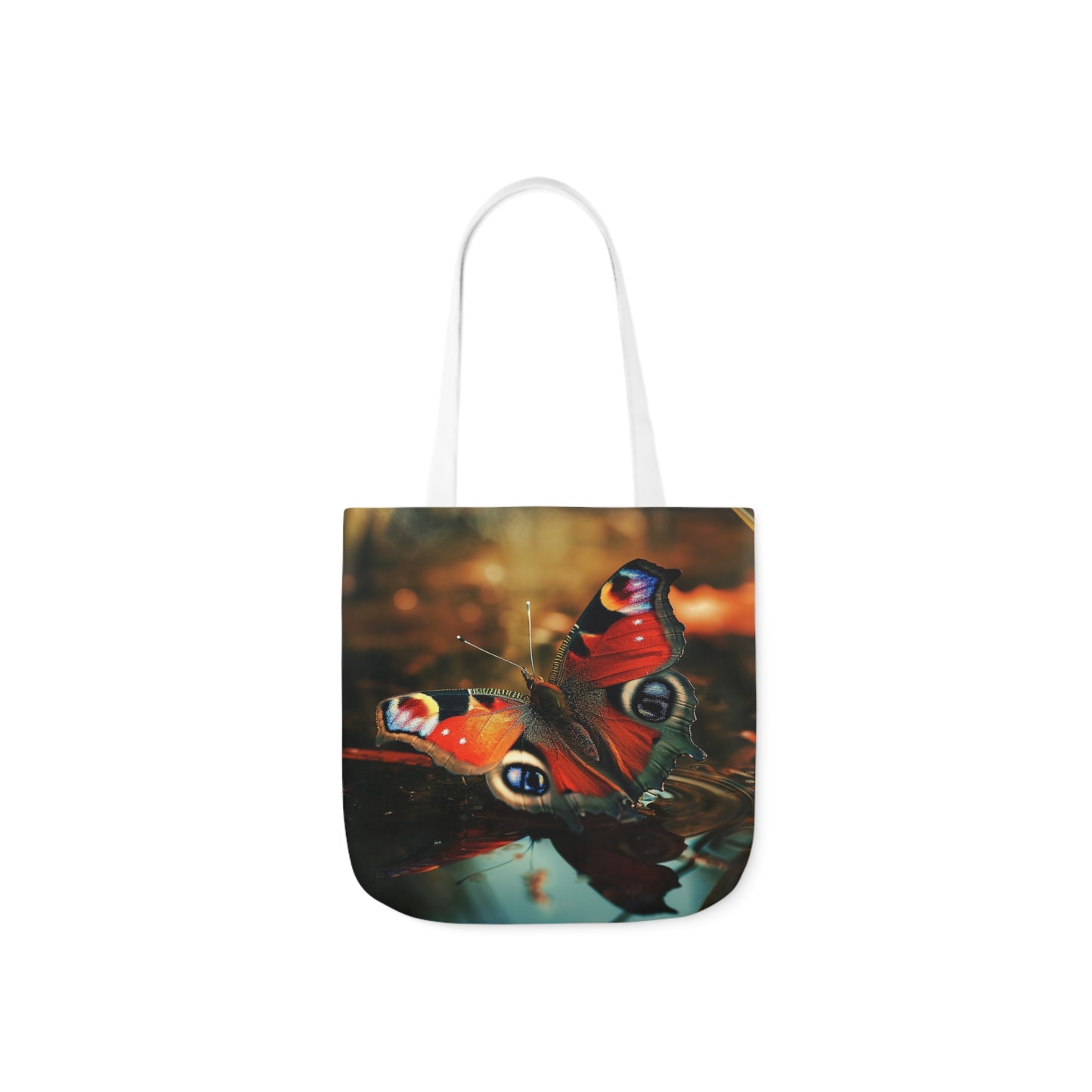 Butterfly - Polyester Canvas Tote Bag (AOP)