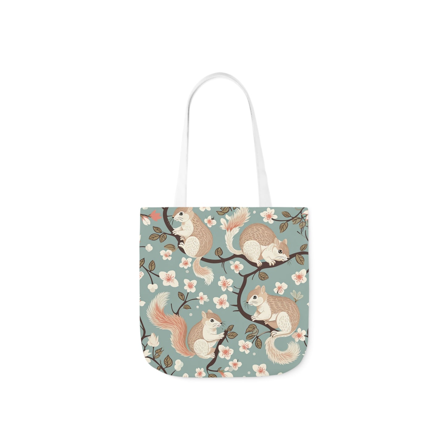 Squirrel Polyester Canvas Tote Bag (AOP)