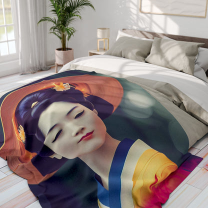 Geisha #3 Arctic Fleece Blanket