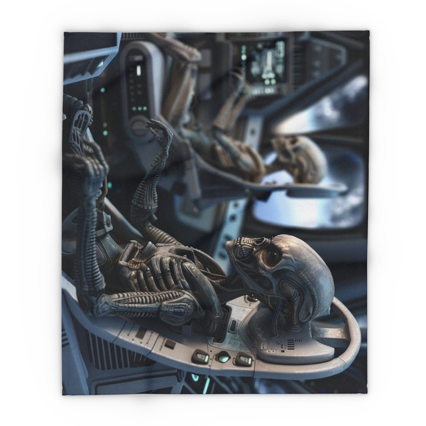 Alien Pilots - Arctic Fleece Blanket - USA