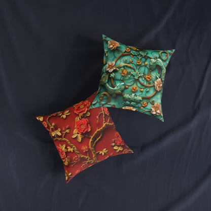 Vines - Square Pillow - UK