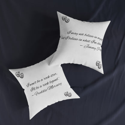 Famous Quotes 2 - Square Pillow UK