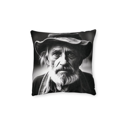 Old Man - Square Pillow - UK