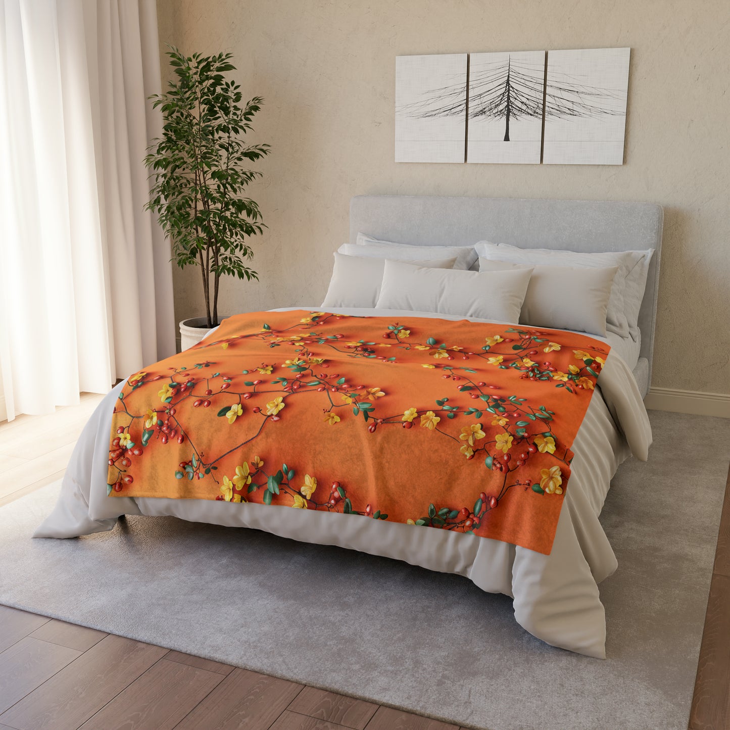 Chinoiseries #a10 - Soft Polyester Blanket